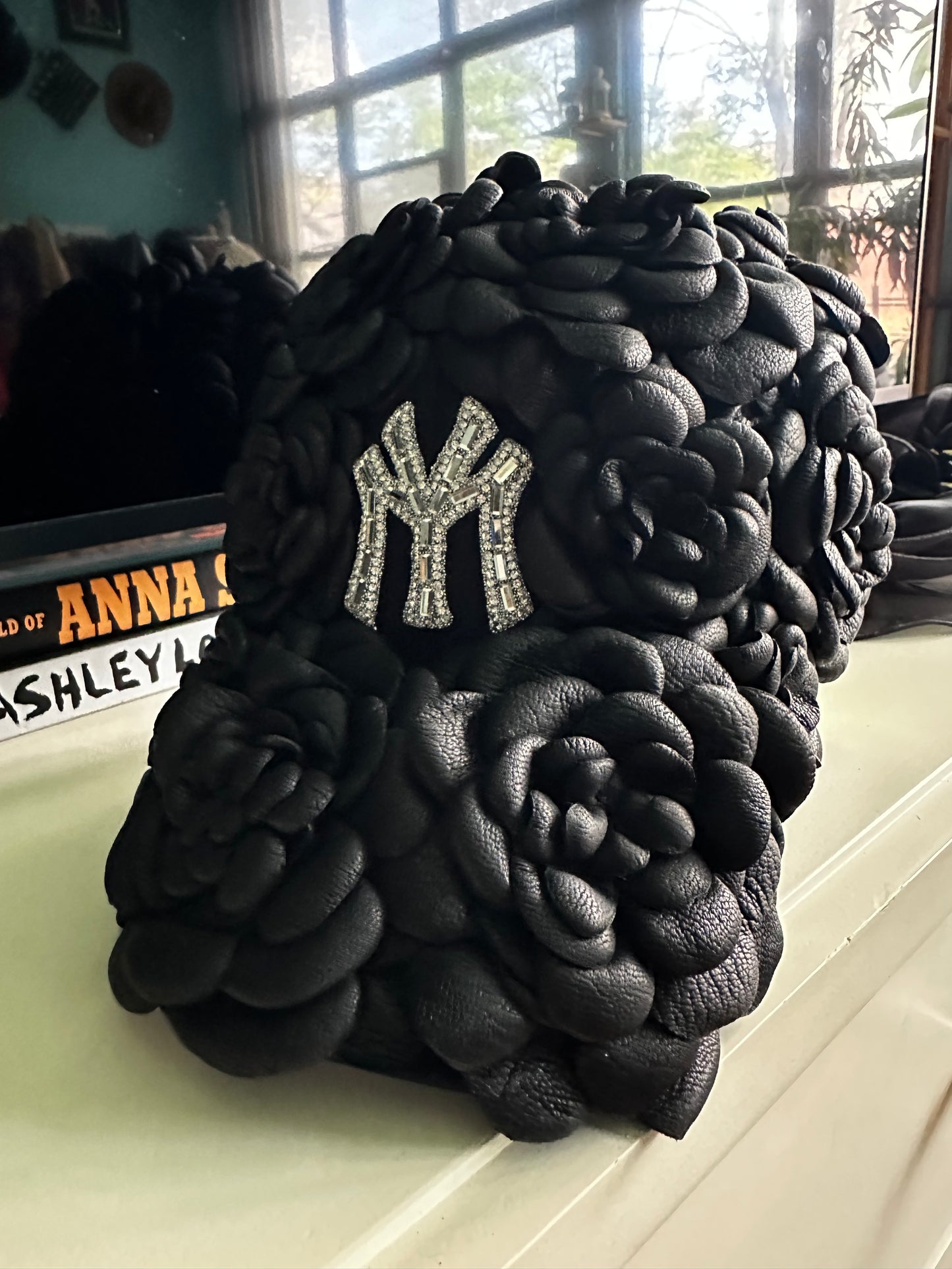 “On My New York Shit” 3D Floral Leather Hat