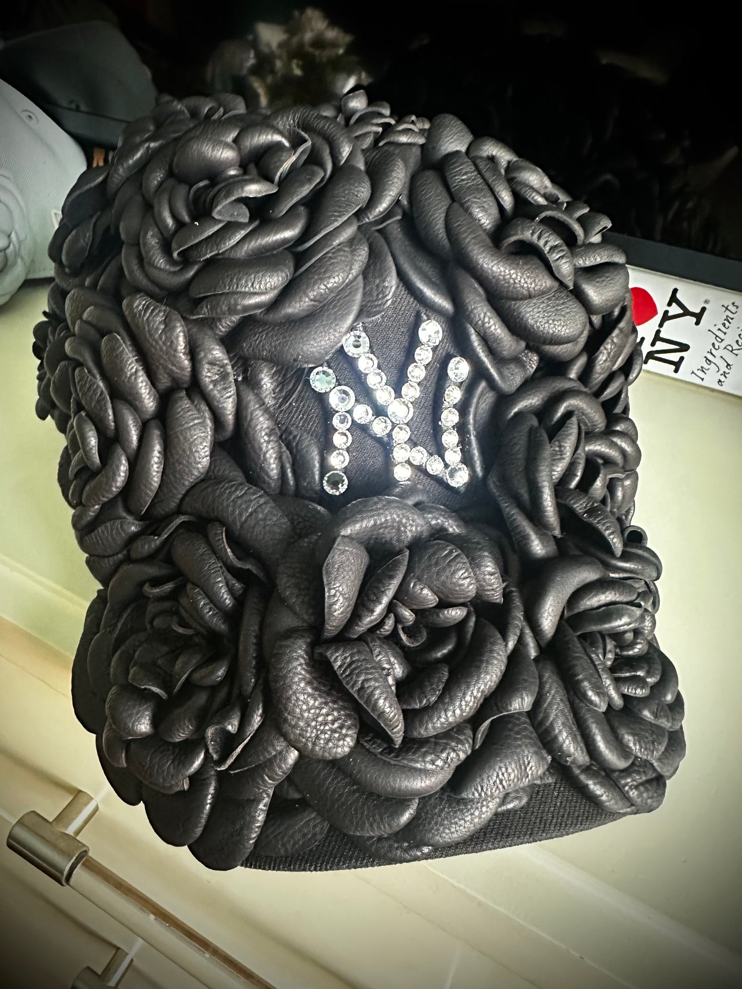 “On My New York Shit” 3D Floral Leather Hat