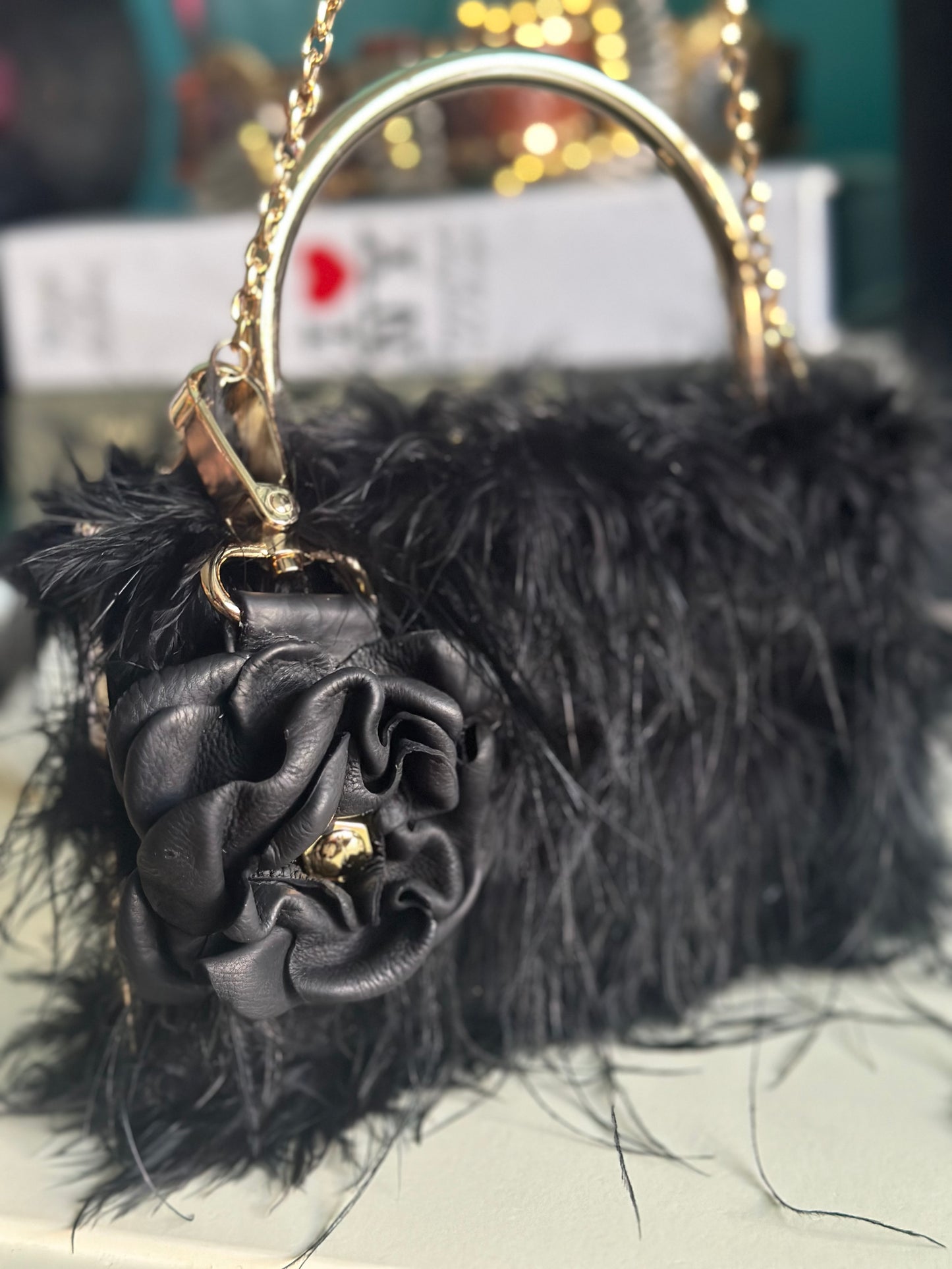 The Leather Floral Charm Accessory