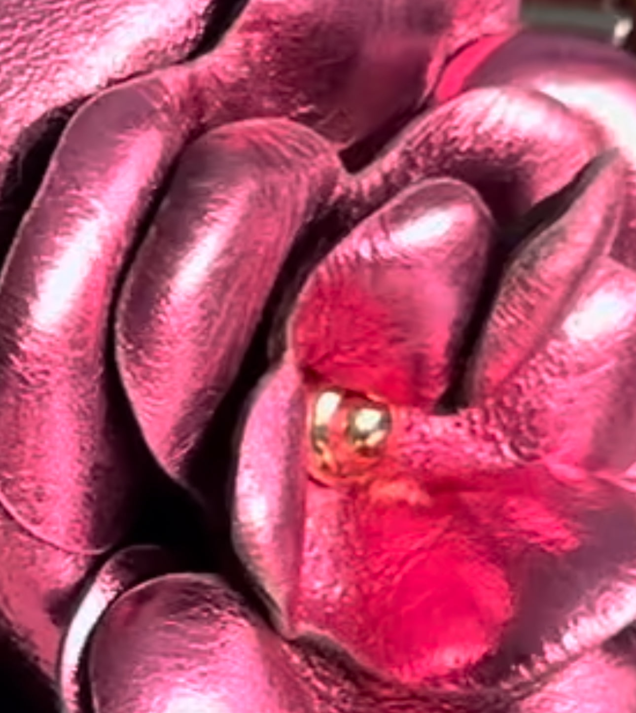 The Leather Floral Charm Accessory