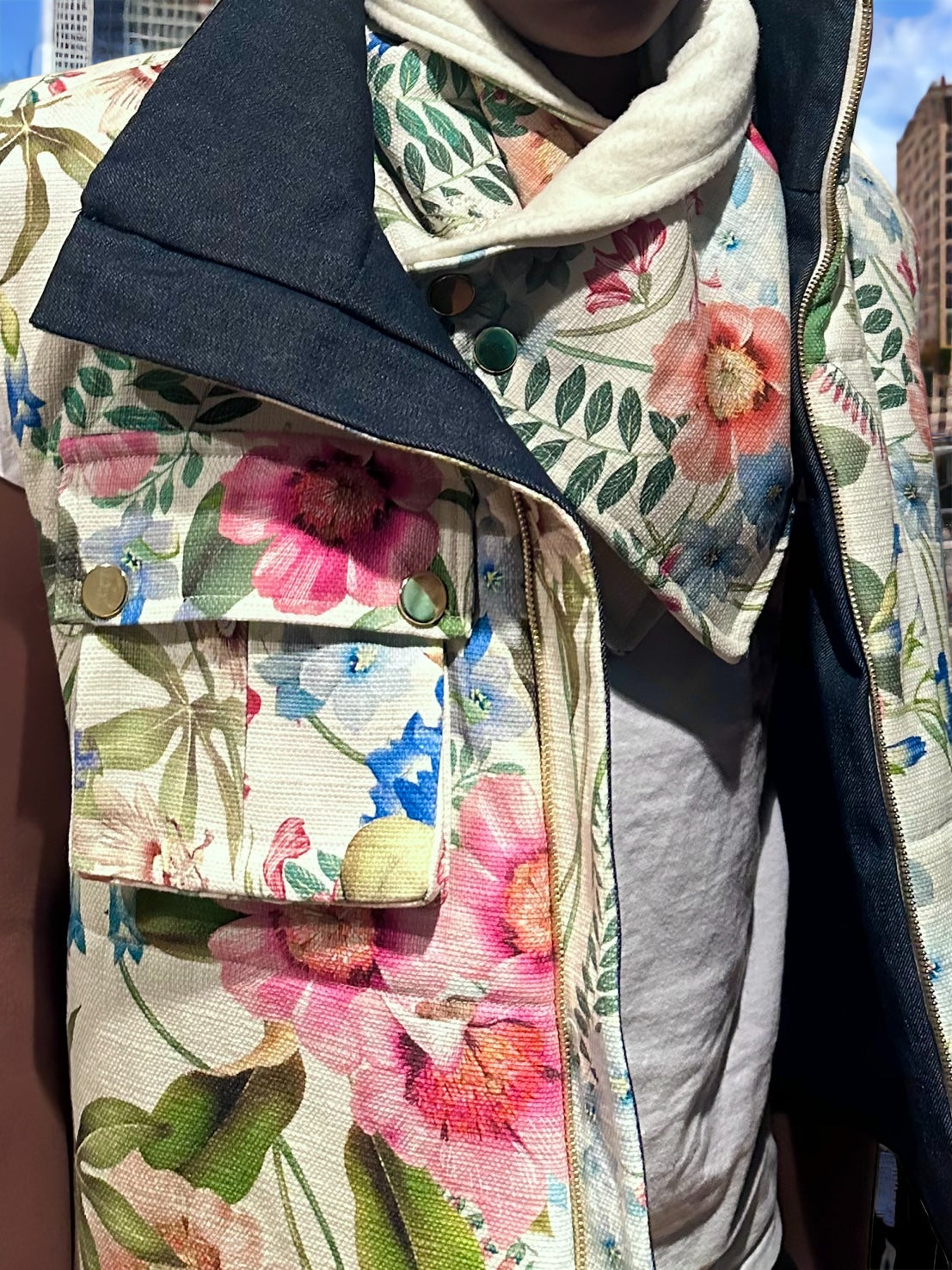 S&D Floral "Brooklyn" Vest